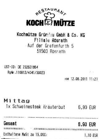 oadd Hffner Kochmtze Restaurant